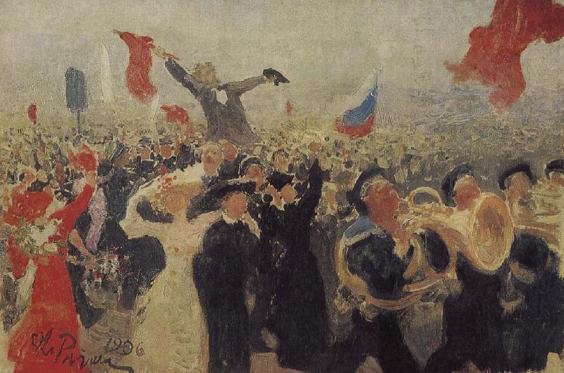 Ilia Efimovich Repin Demonstrations Germany oil painting art